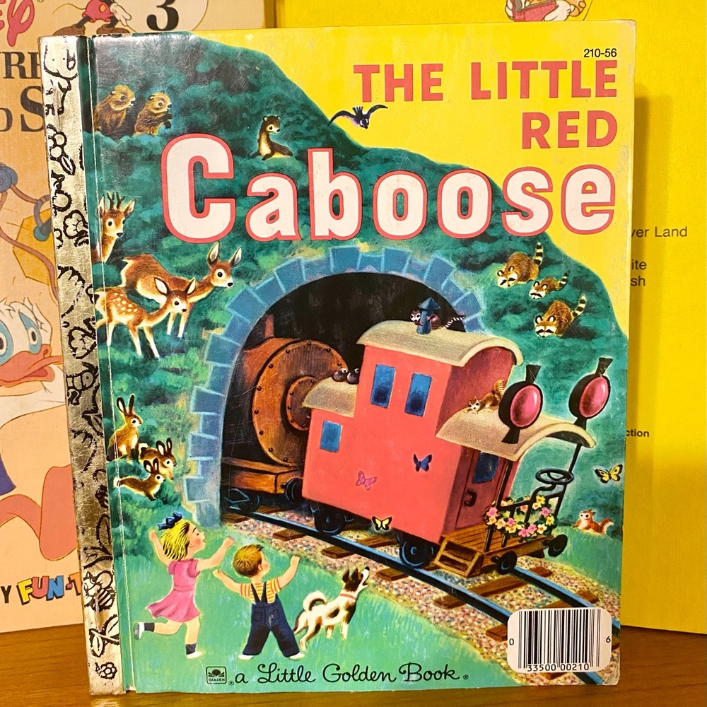 The Little Red Caboose Hardcover Little Golden Book